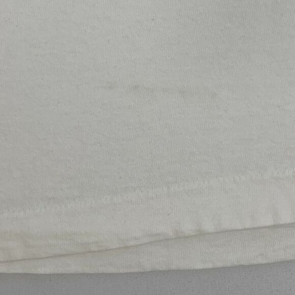 Vintage 90s Heart & Sole Fun Run T Shirt Mens Large Houston Texas Running White - Picture 5 of 10